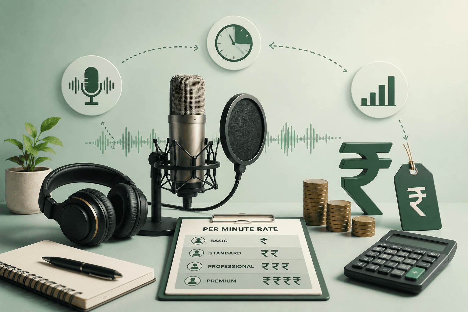 What's The Average Price Per Minute for Voice Over Work?