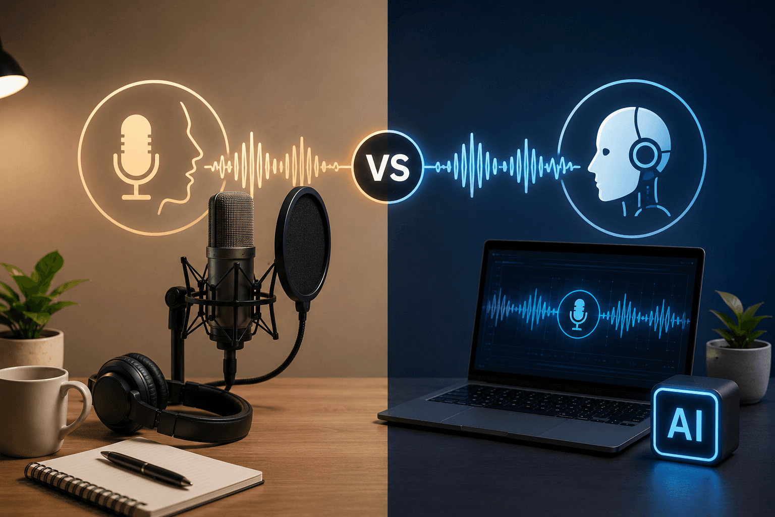 Human Voice Over vs AI Voice Over: Which Is Better?